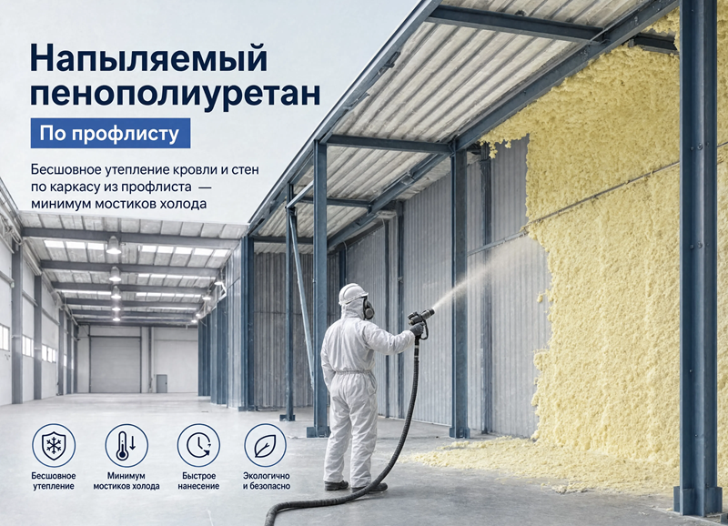 Напыляемый пенополиуретан